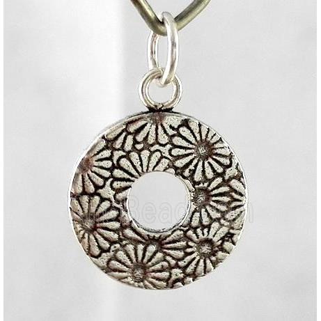 Thailand Sterling Silver pendant, antique silve