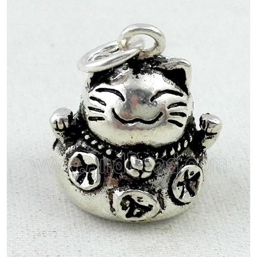Thailand Sterling Silver pendant, antique silve