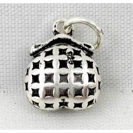 Thailand Sterling Silver pendant, antique silve