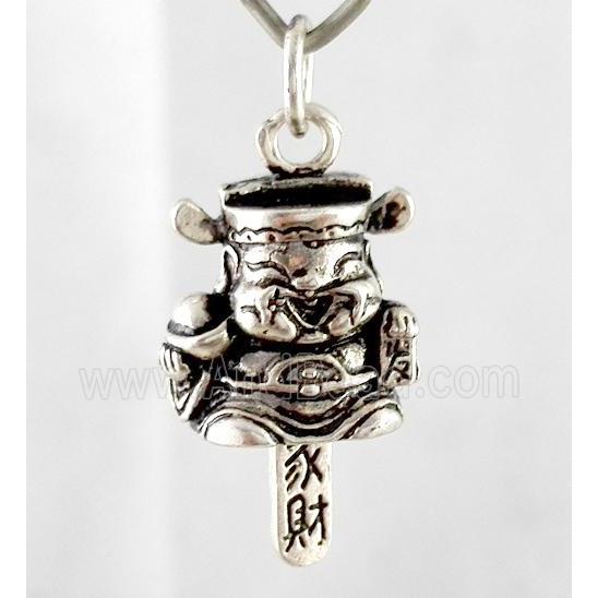 Thailand Sterling Silver pendant, antique silve