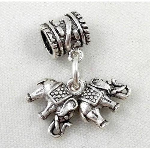 Thailand Sterling Silver bead, antique silve