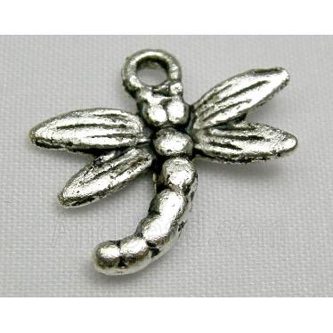 Tibetan Silver dragonfly beads