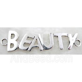 Beauty, Tibetan Silver Charms Non-Nickel