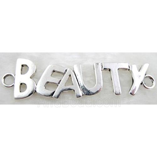 Tibetan Silver PEACE pendant, lead free and nickel free