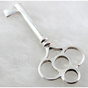 Key charms, Tibetan Silver non-nickel