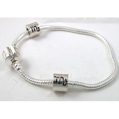 Stopper Beads, Screw, Tibetan Silver Non-Nickel
