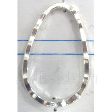 Tibetan Silver links, Non-Nickel