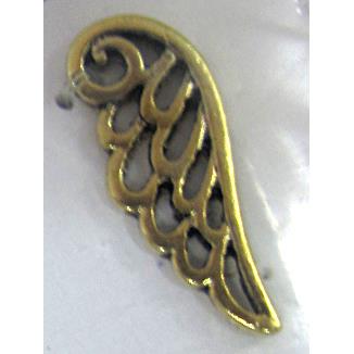 Tibetan Silver pendants, Lead free and nickel Free, wing, antique bronze