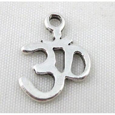 Tibetan Silver pendant, lead free and nickel free