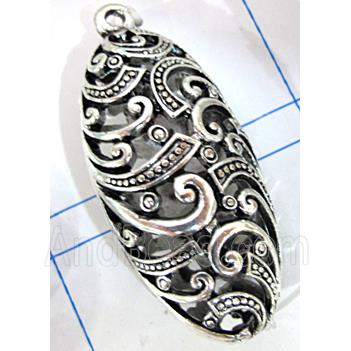 Tibetan Silver Charms pendants, Non-Nickel