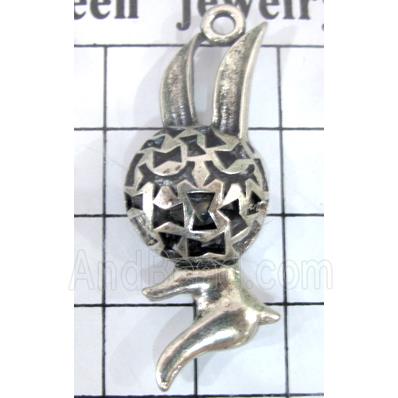 Tibetan Silver Charms pendants, Non-Nickel