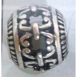 Tibetan Silver Beads, hollow, lead free and nickel free