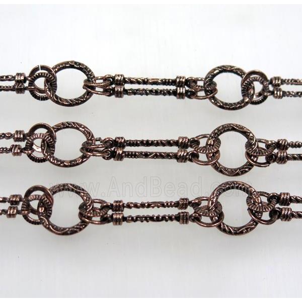 antique red Alloy Chain