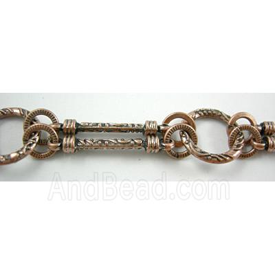 antique red Alloy Chain