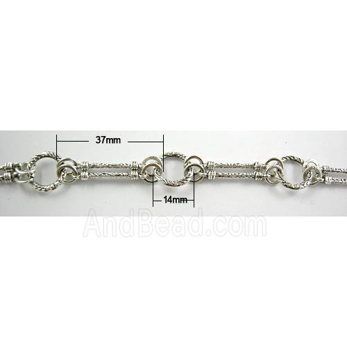 Antique Silver Alloy Chain