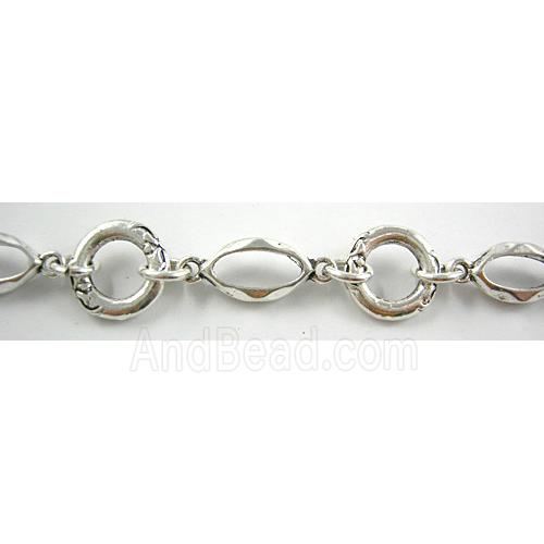 Antique Silver Alloy Chain