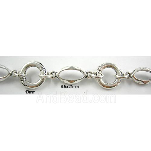 Antique Silver Alloy Chain