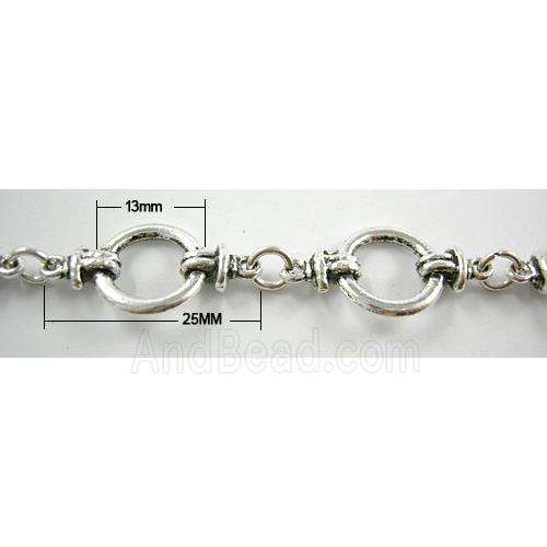 Antique Silver Alloy Chain