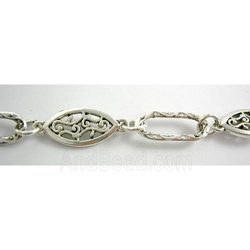 Antique Silver Alloy Chain