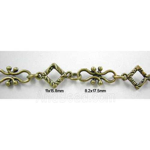 Antique Bronze Alloy Chain