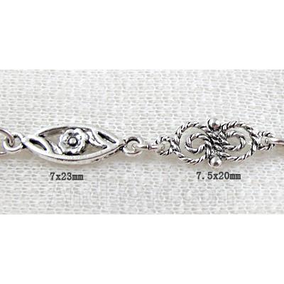 Antique Silver Alloy Chain