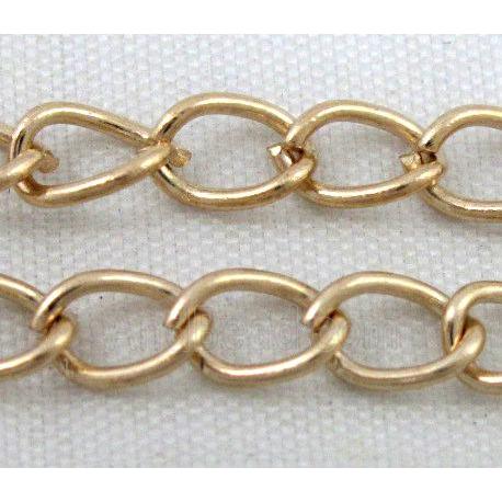 14K gold plated iron chain