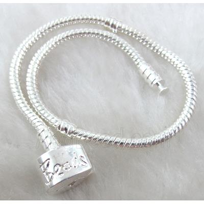 Stopper Bracelet, Copper, magnetic clasp, silver Plated, nickel free