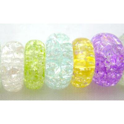 Flat Square Crackle Crystal