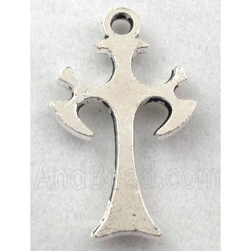Tibetan Silver pendants, Zn Alloy