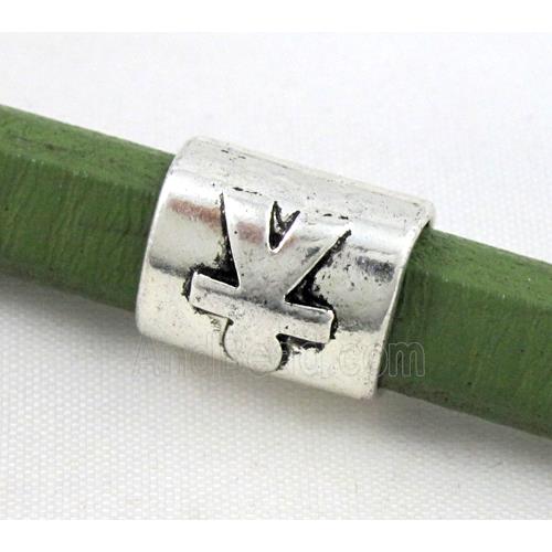 tibetan silver charms bead non-nickel