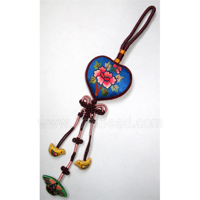 handmade Embroidery silk jewelry