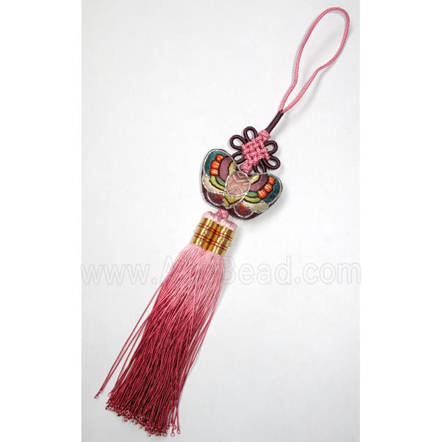 handmade Embroidery silk jewelry