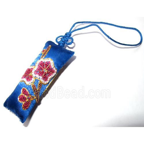 handmade Embroidery silk jewelry