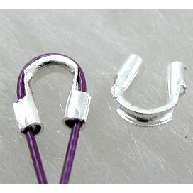 Wire Thimble Protectors, Copper, silver plated