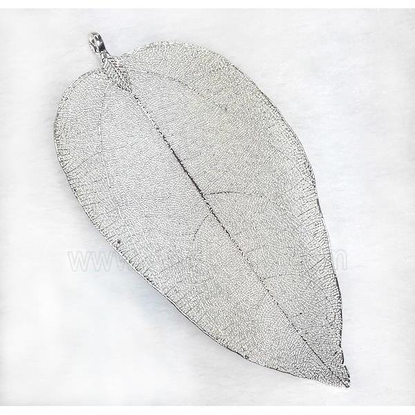 Unfading copper leaf, silver plated