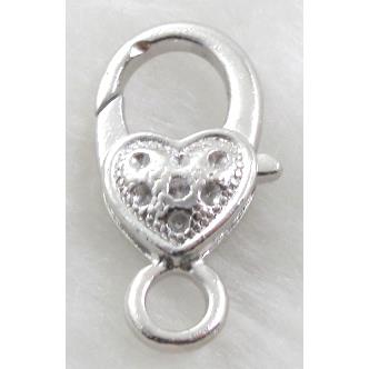 platinum plated alloy Lobster Clasp
