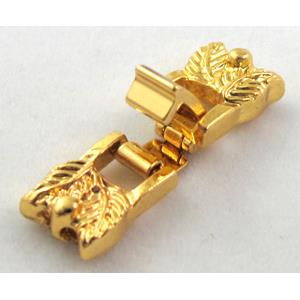 clip Watchstrap clasp, golden plated