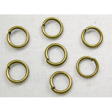 Antique Bronze Plated Jump Ring, iron