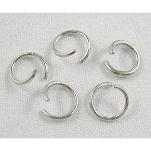 Platinum Plated Copper Jump Rings , open, Nickel Free