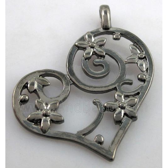 alloy pendants, black