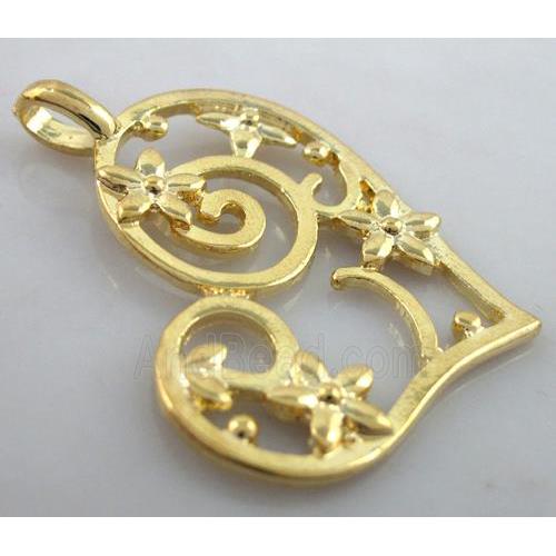 alloy pendants, gold
