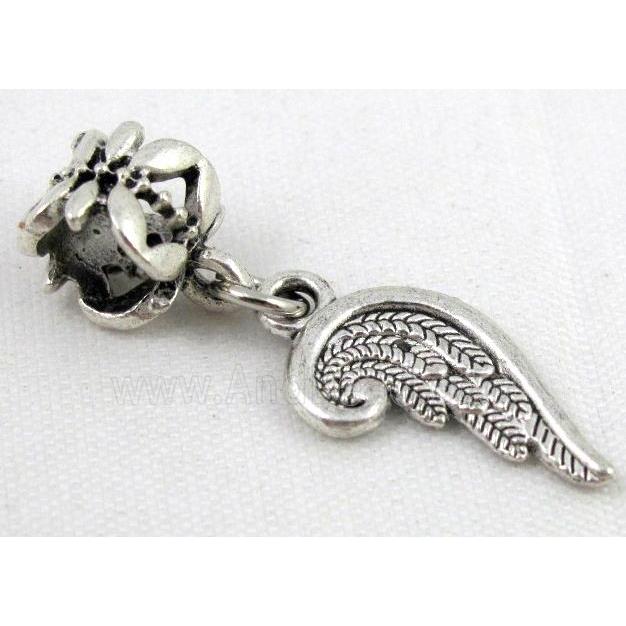 Bracelet spacer, alloy hanger, pendant