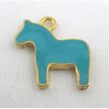 bracelet bar, enamel alloy pendant