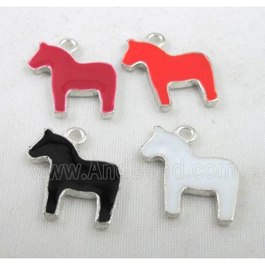 bracelet bar, enamel alloy pendant