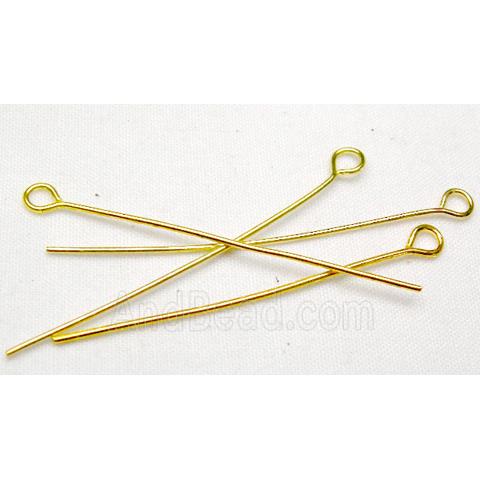 Gold Plated Iron Eye-Pin