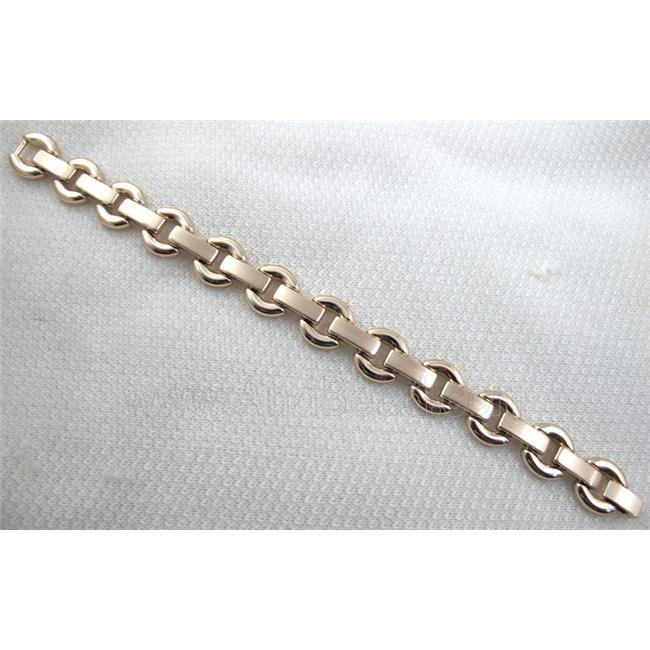 14k Gold Plated Alloy Bracelet, Nickel Free, Lead Free