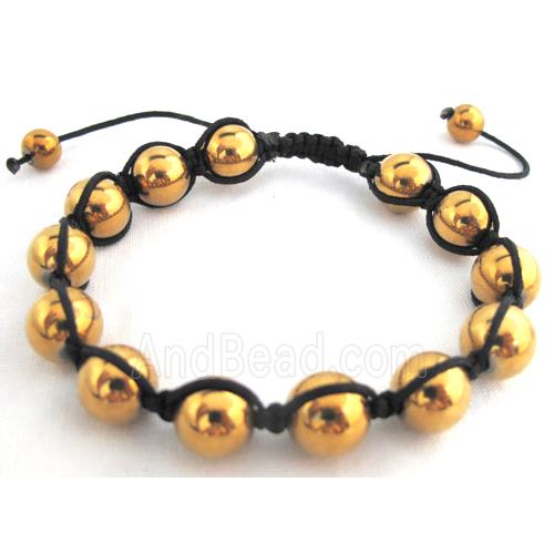 Fashion Bracelets, adjustable, golden