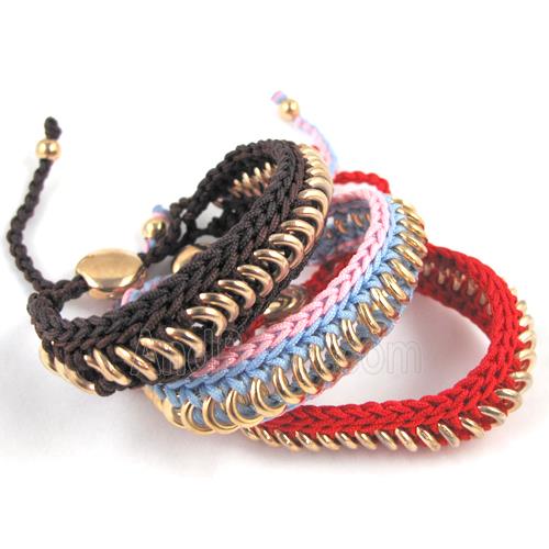 Fashion Bracelets, resizable, hand-made