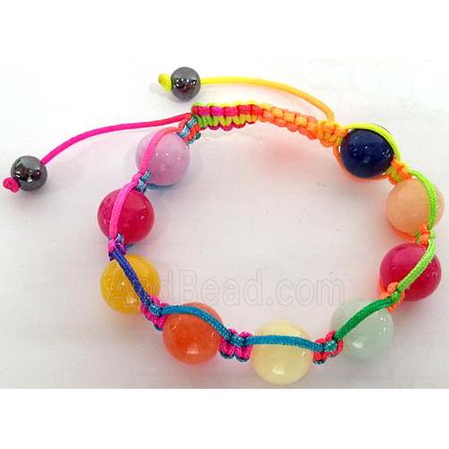 Friendship Bracelets, resizable, mixed color, hand-made