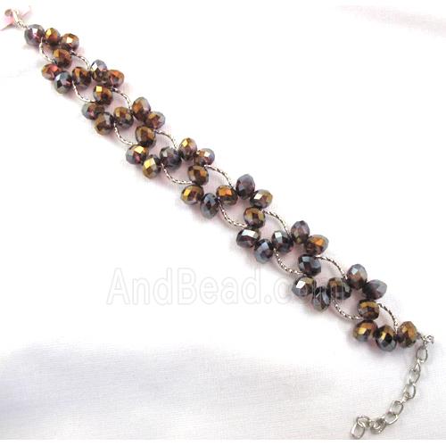 Chinese Crystal glass Bracelet